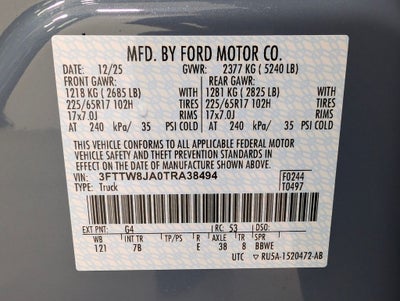 2026 Ford Maverick XLT