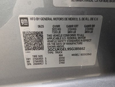 2025 Chevrolet Silverado 1500 LTZ