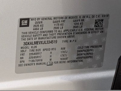 2018 GMC Terrain SLE
