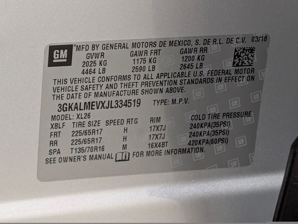 2018 GMC Terrain SLE