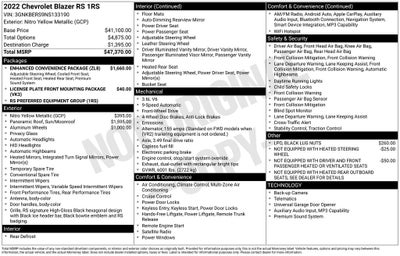 2022 Chevrolet Blazer RS