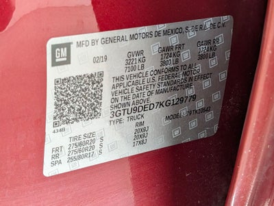 2019 GMC Sierra 1500 SLT