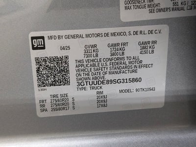 2025 GMC Sierra 1500 SLT