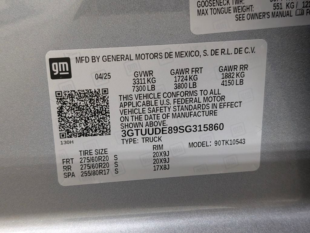 2025 GMC Sierra 1500 SLT