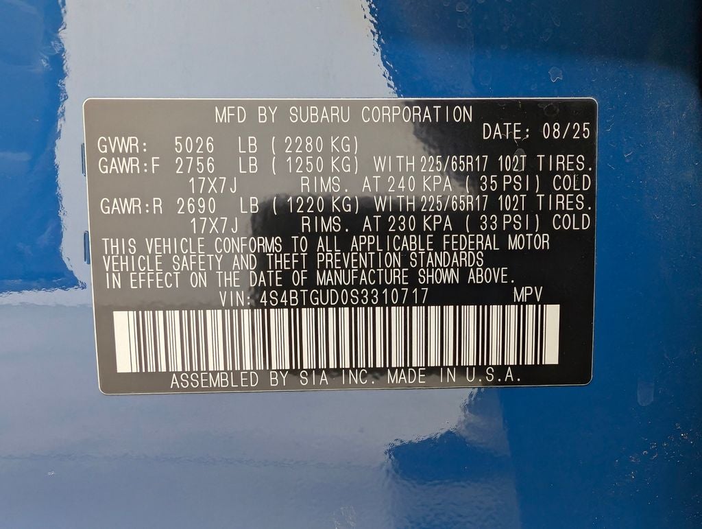 2025 Subaru Outback Wilderness