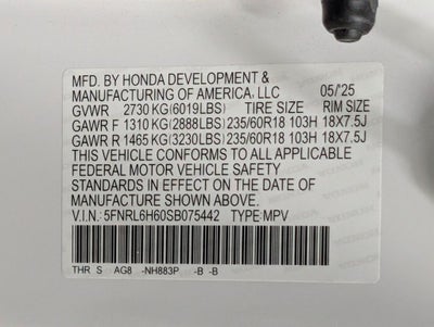 2025 Honda Odyssey EX-L