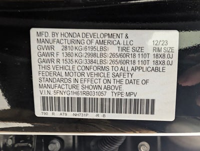 2024 Honda Pilot TrailSport