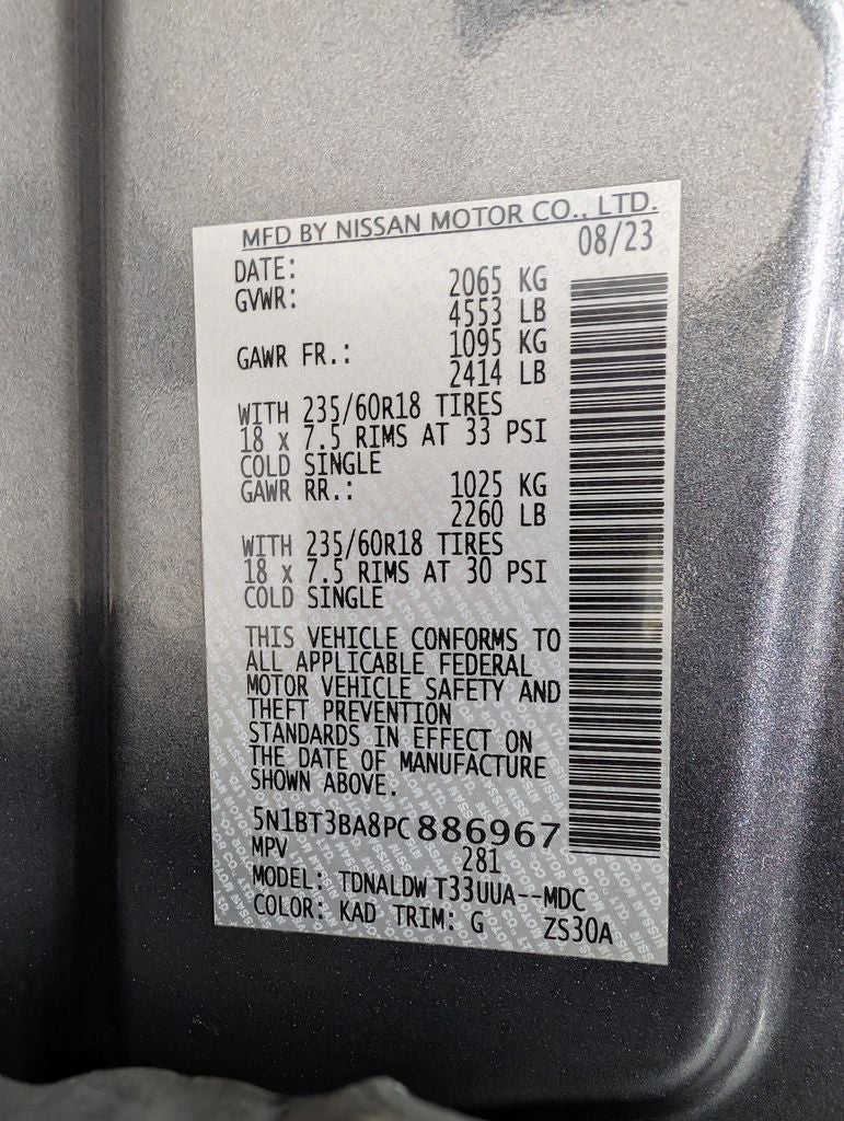 2023 Nissan Rogue SV