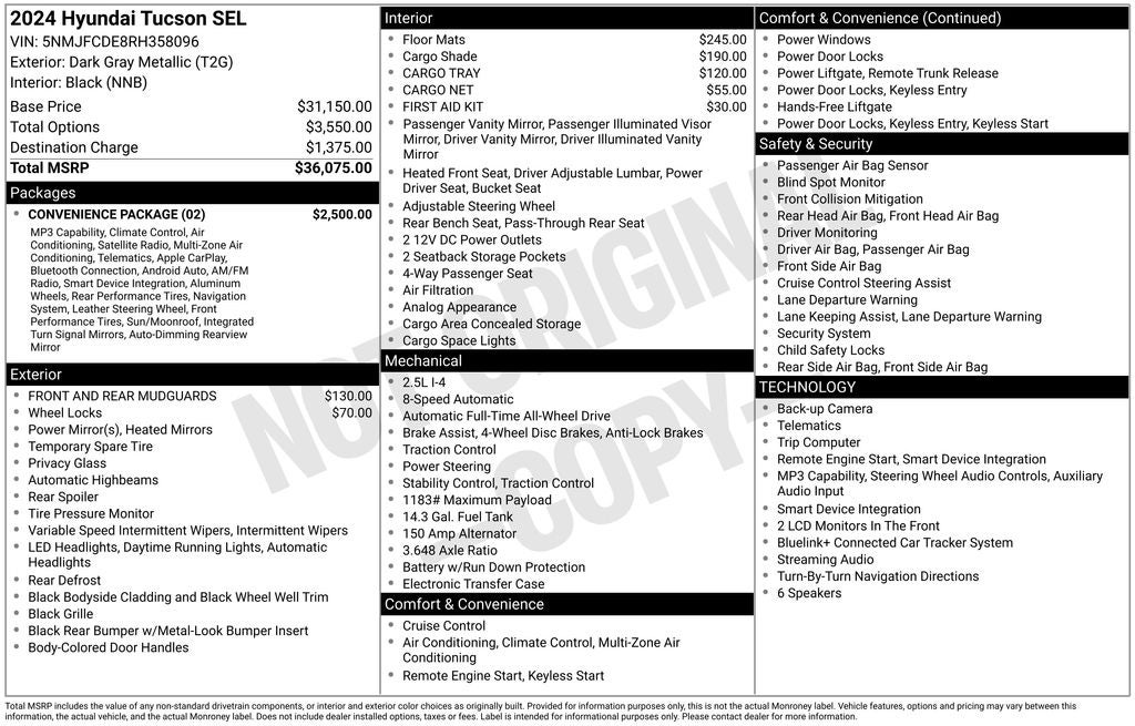 2024 Hyundai Tucson SEL