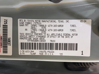 2024 Toyota Tundra 1794