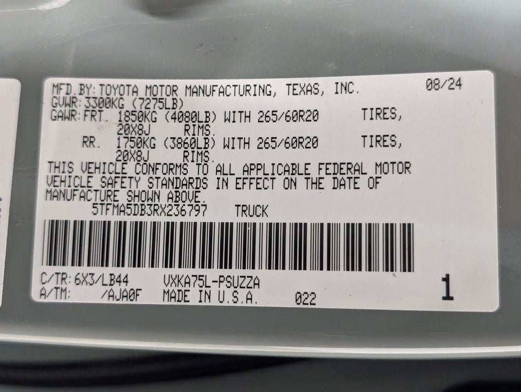2024 Toyota Tundra 1794