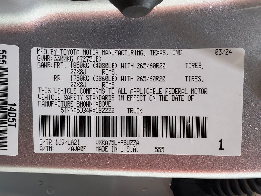 2024 Toyota Tundra Platinum