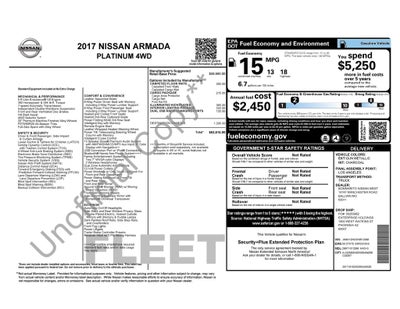 2017 Nissan Armada Platinum
