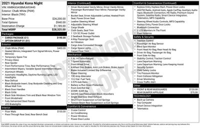 2021 Hyundai Kona NIGHT