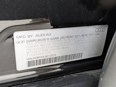 2020 Audi S8 4.0T quattro