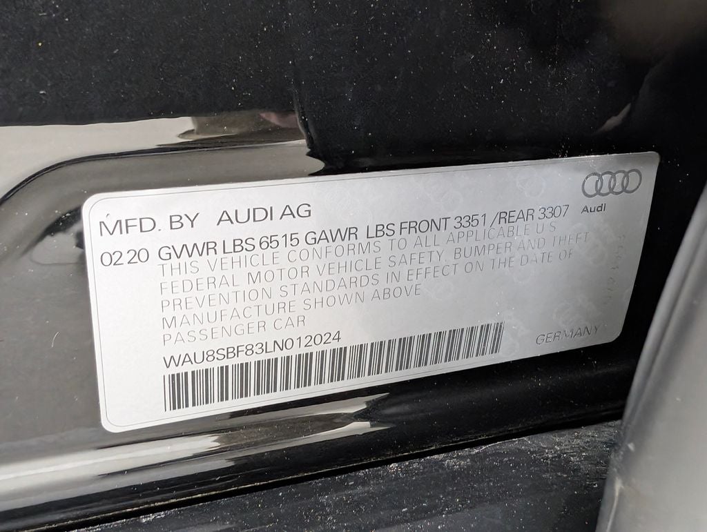 2020 Audi S8 4.0T quattro